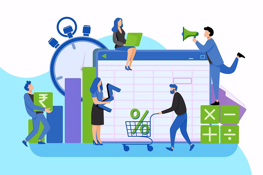 Professional illustration representing Payroll Processing & Statutory Compliance